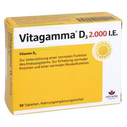 Vitagamma D3 2.000 I.E.Vitamin D3 NEM