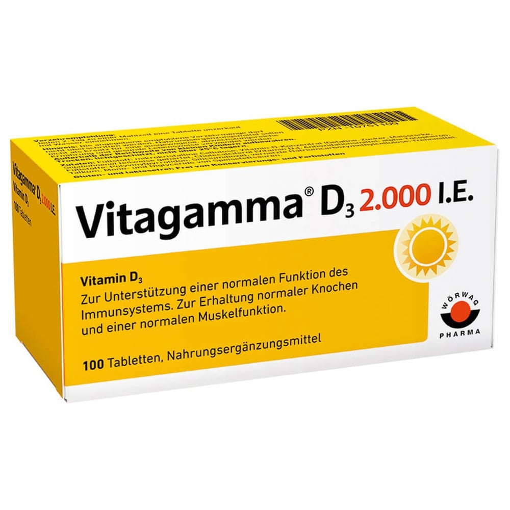Vitagamma D3 2.000 I.E.Vitamin D3 NEM