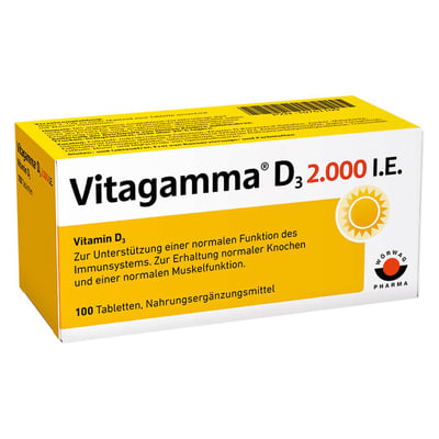 Vitagamma D3 2.000 I.E.Vitamin D3 NEM