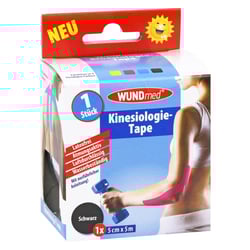 Kinesiologie Tape 5 cmx5 m schwarz