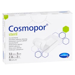Cosmopor steril Wundverband 5x7,2 cm 1001 Artikel Medical