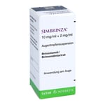Simbrinza 10 mg/ml + 2 mg/ml Augentropfensuspension Produktbild 1