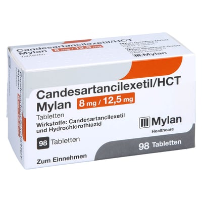 Candesartancilexetil/HCT Mylan 8 mg/12,5 mg