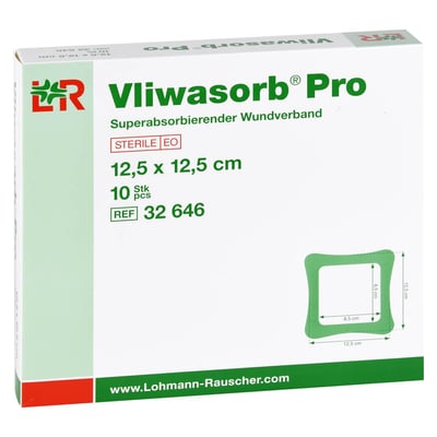 Vliwasorb Pro superabsorb. steril 12,5x12,5 cm