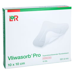 Vliwasorb Pro superabsorb. steril 10x10 cm