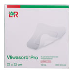 Vliwasorb Pro superabsorb. steril 22x22 cm