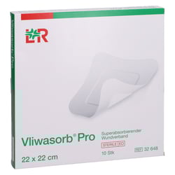 Vliwasorb Pro superabsorb. steril 22x22cm