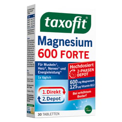 Taxofit Magnesium 600 Forte Depot Tabletten