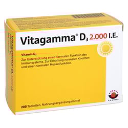 Vitagamma D3 2.000 I.E.Vitamin D3 NEM