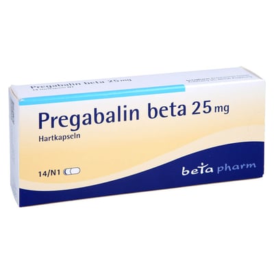 Pregabalin beta 25 mg