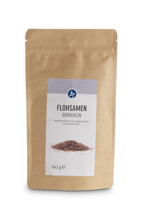 Flohsamen Gemahlen Pulver Produktbild 1