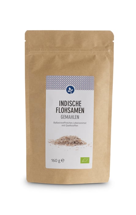Flohsamen Indisch gemahlen Bio Pulver