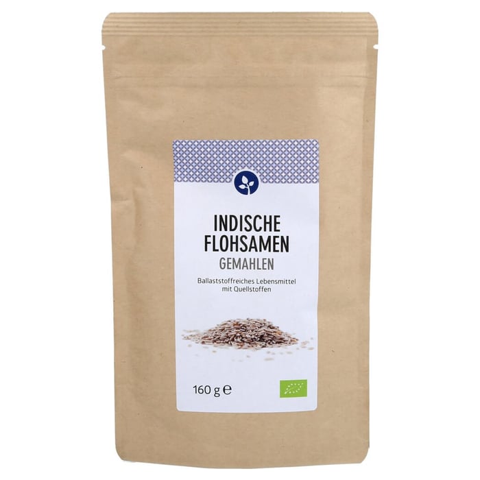 Flohsamen Indisch gemahlen Bio Pulver