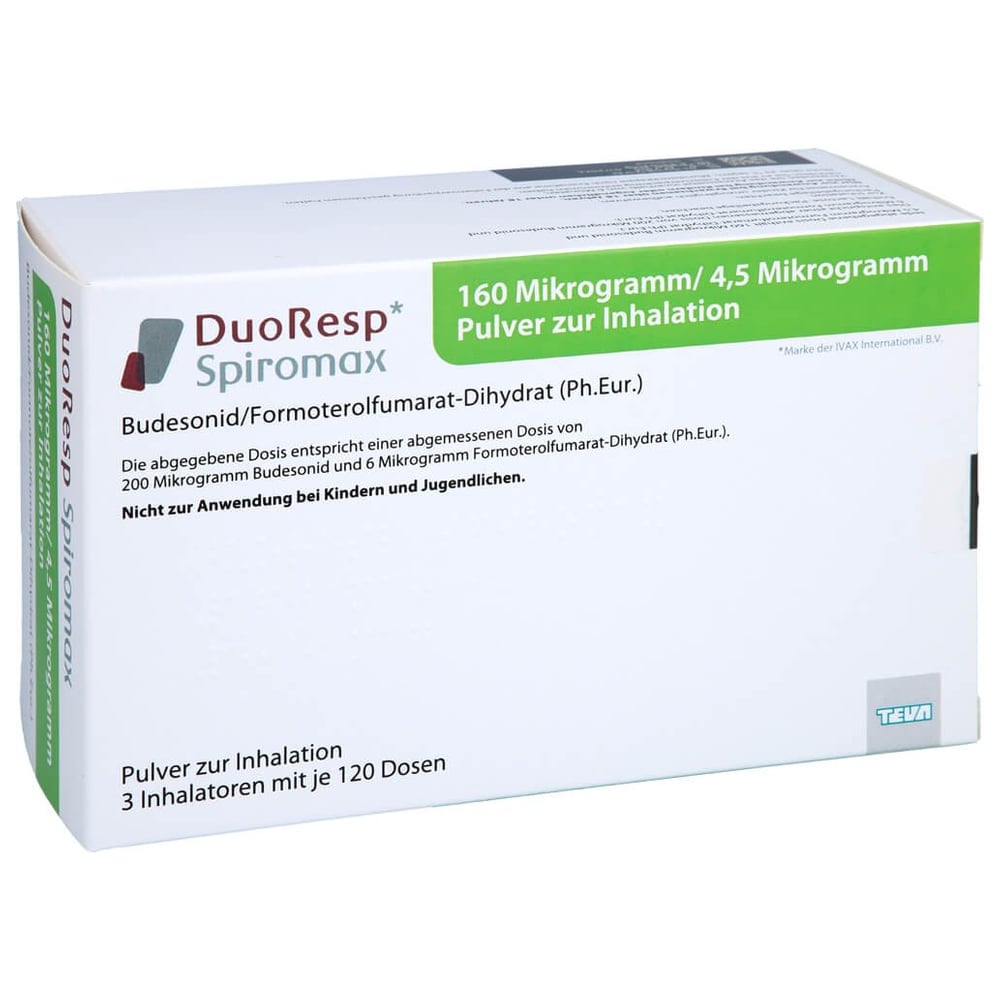 Duoresp Spiromax 160ug/4.5ug/Dosis 3x120ED Inh.-P.