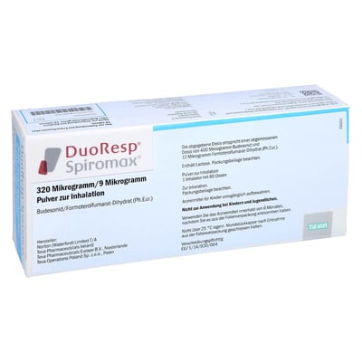 Duoresp Spiromax 320ug/9ug/Dosis 1x60ED Inh.-P.