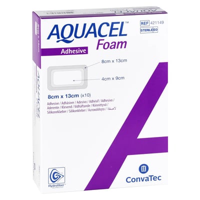 Aquacel Foam Adh 8x13 cm