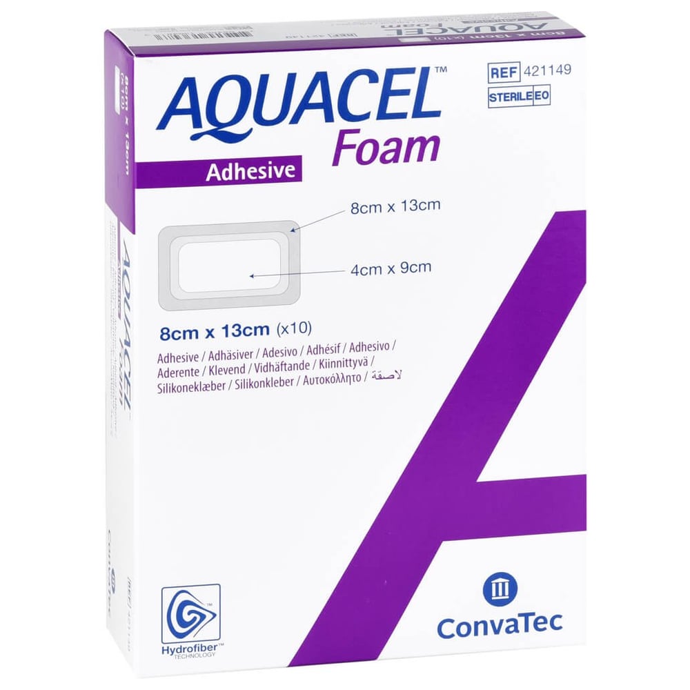 Aquacel Foam Adh 8x13cm