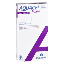 Aquacel Foam nicht adhäsiv 10x20 cm Verband