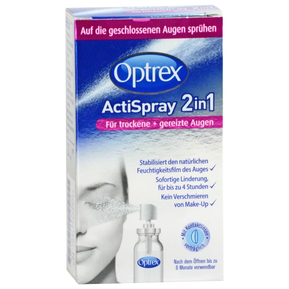 Optrex ActiSpray 2in1 für trockene+gereizte Augen