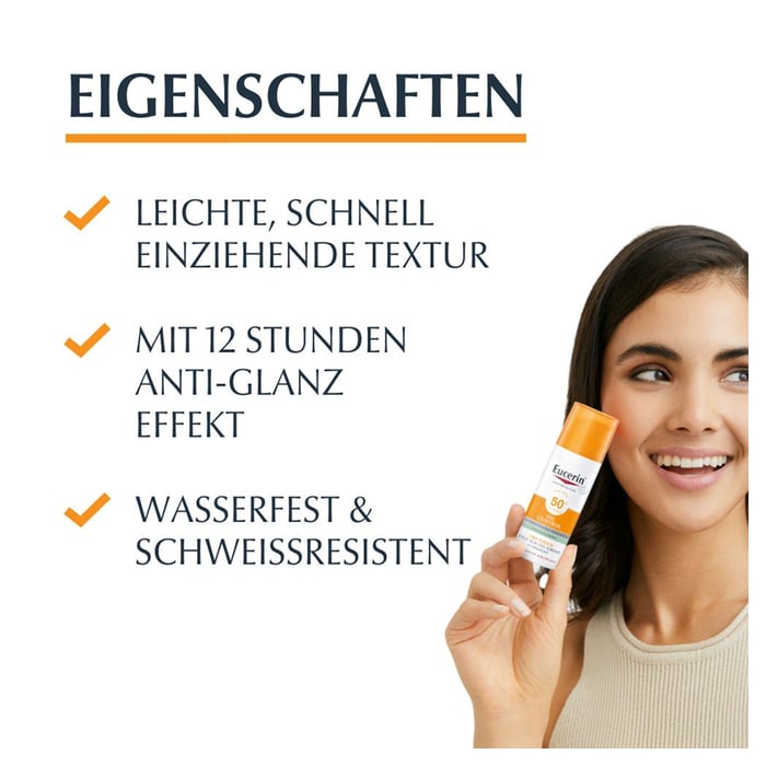 Eucerin Sun Gel-Creme Oil Contr.Anti-Gl.Eff.LSF50+