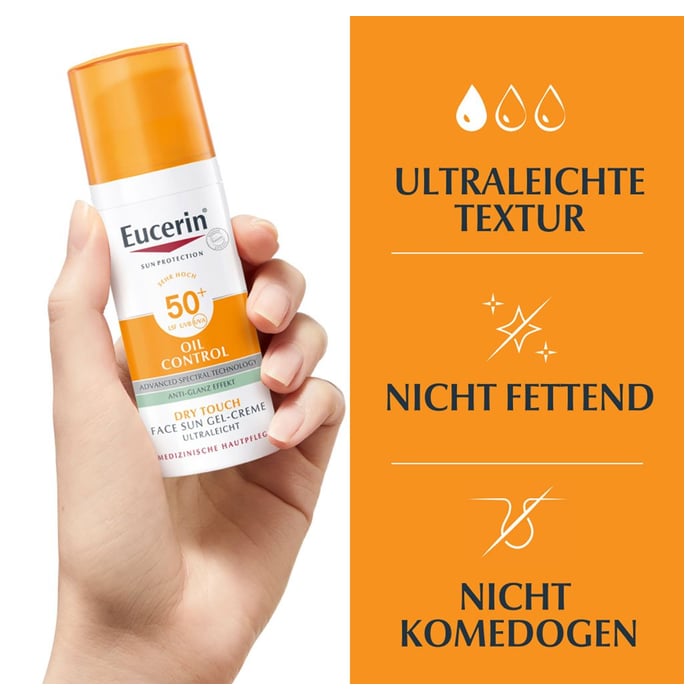 Eucerin Sun Gel-Creme Oil Contr.Anti-Gl.Eff.LSF50+