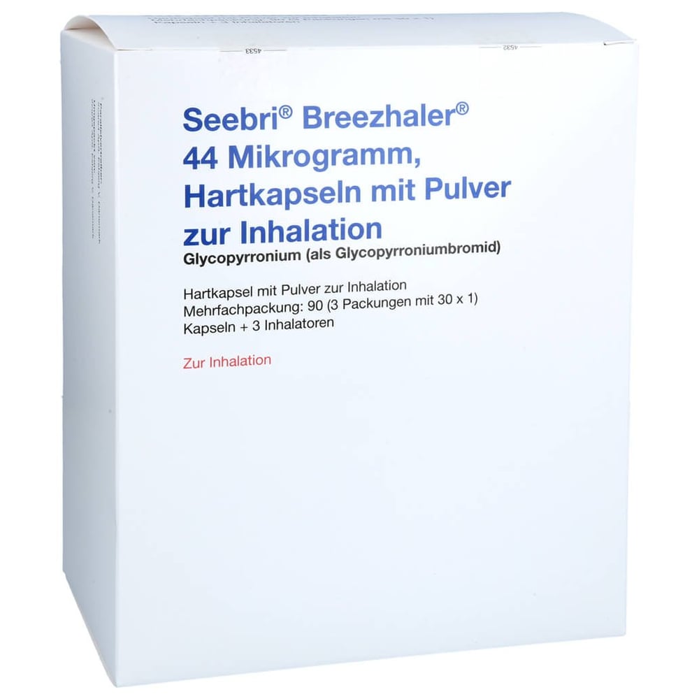 Seebri Breezhaler 44 Mikrogramm Hartkap.Pul.In