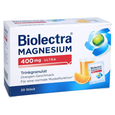Biolectra Magnesium 400 mg ultra Trinkgranulat Orange Produktbild 1
