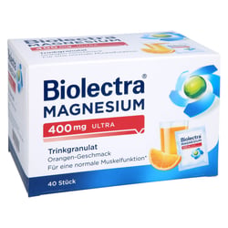 Biolectra Magnesium 400 mg ultra Trinkgranulat Orange