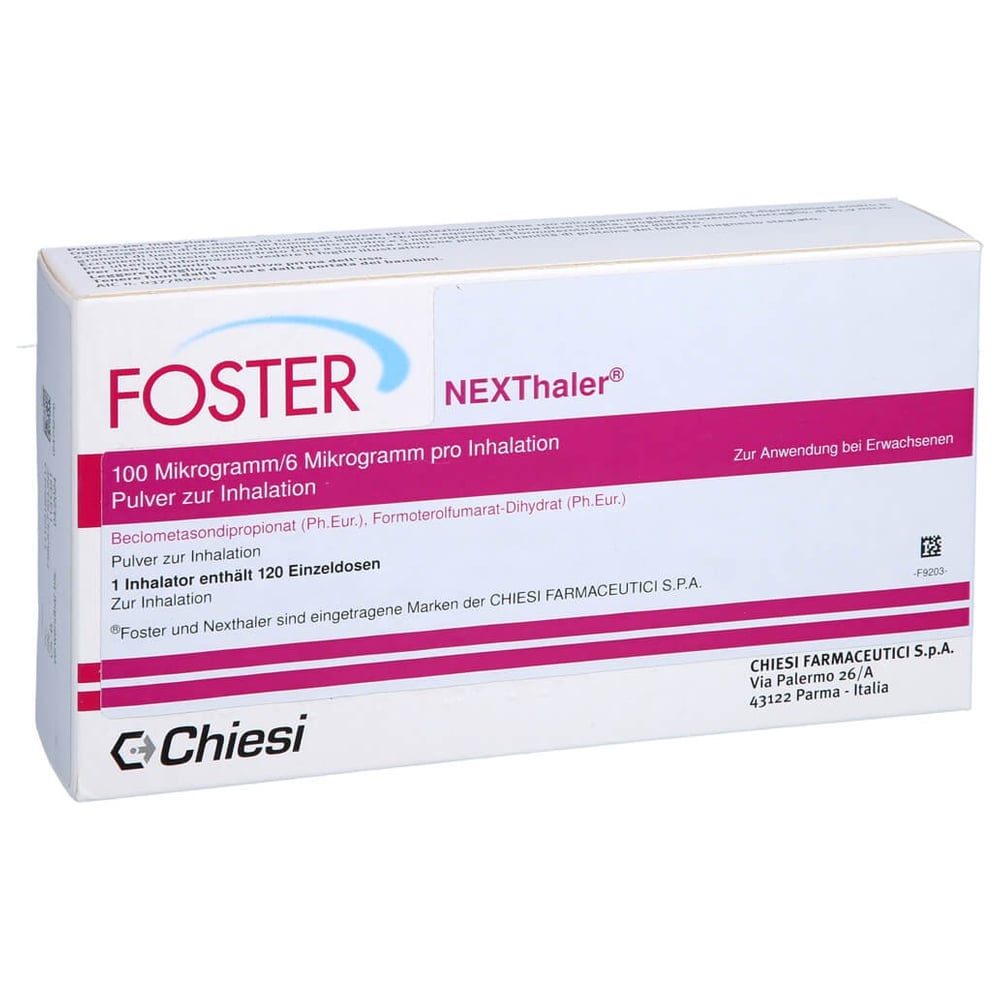 Foster Nexthaler 100/6 ug 120 ED Inhalationspulver