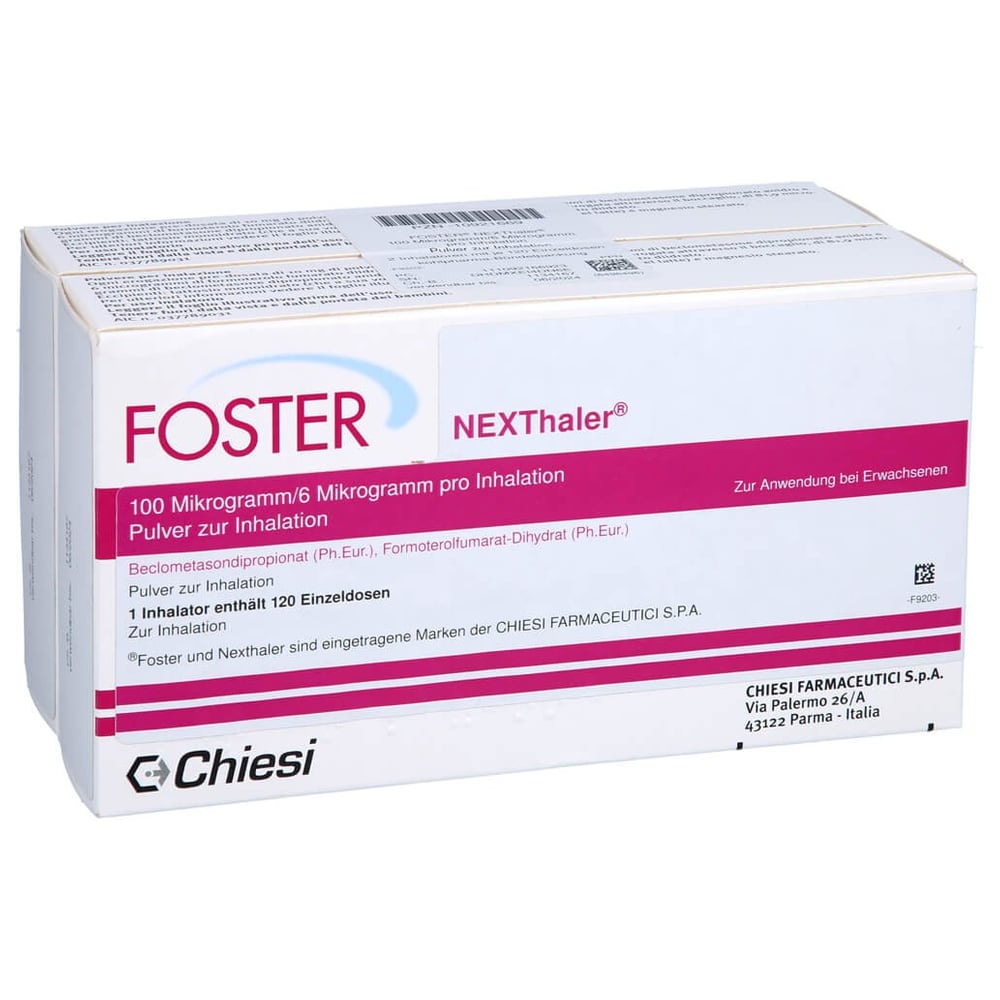 Foster Nexthaler 100/6 ug 120 ED Inhalationspulver