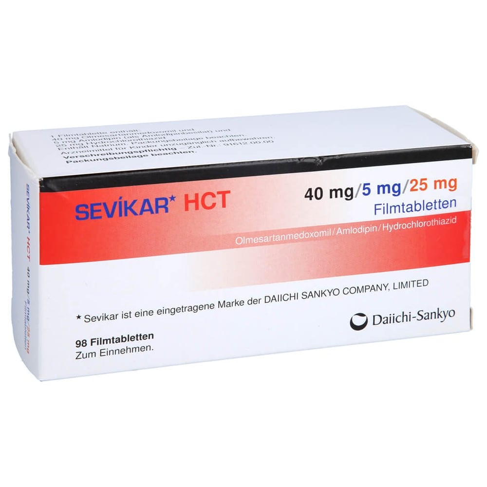 Sevikar HCT 40 mg/5 mg/25 mg