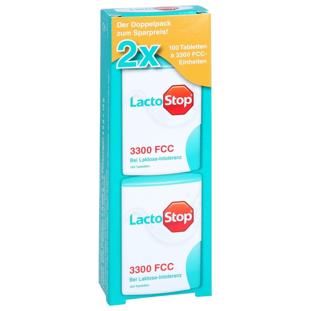 Lactostop 3.300 FCC Tabletten Klickspender Doppelpack