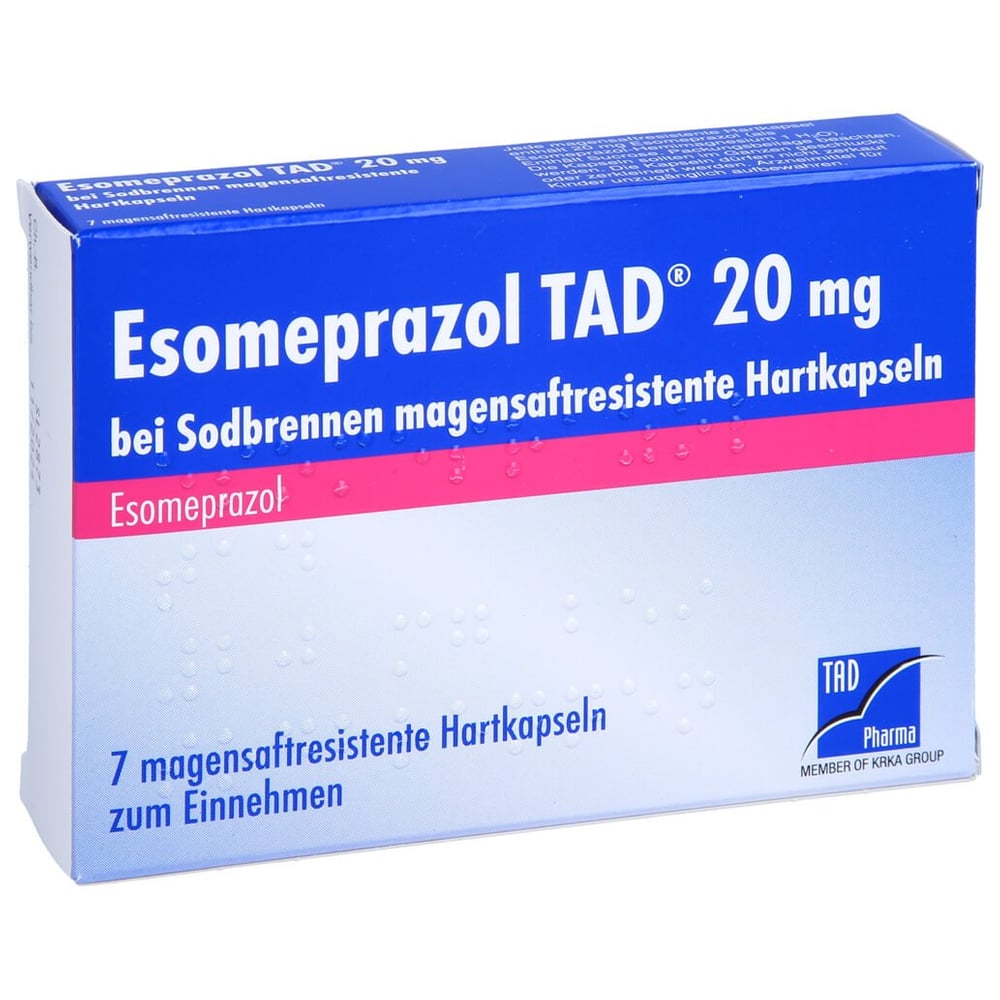 Esomeprazol TAD 20 mg bei Sodbrennen