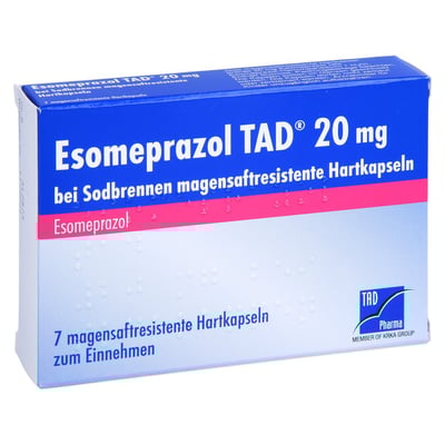 Esomeprazol TAD 20 mg bei Sodbrennen