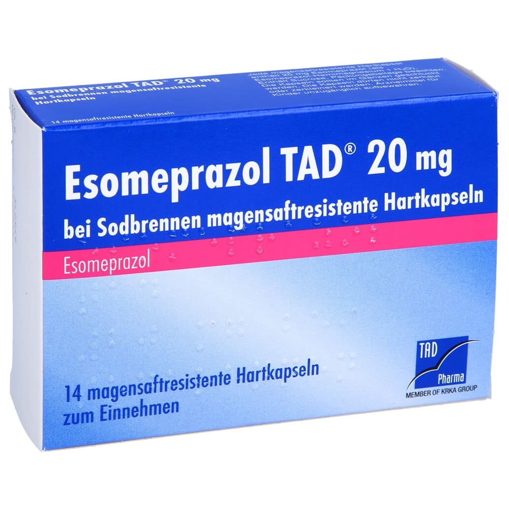 Esomeprazol TAD 20 mg bei Sodbrennen