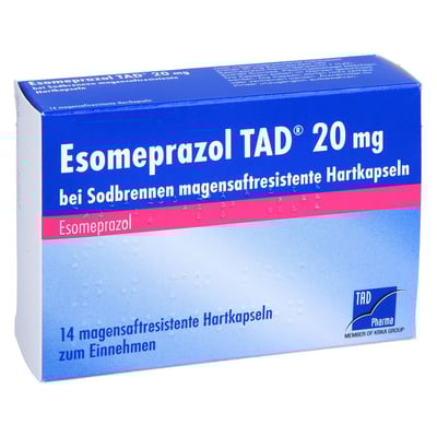 Esomeprazol TAD 20 mg bei Sodbrennen
