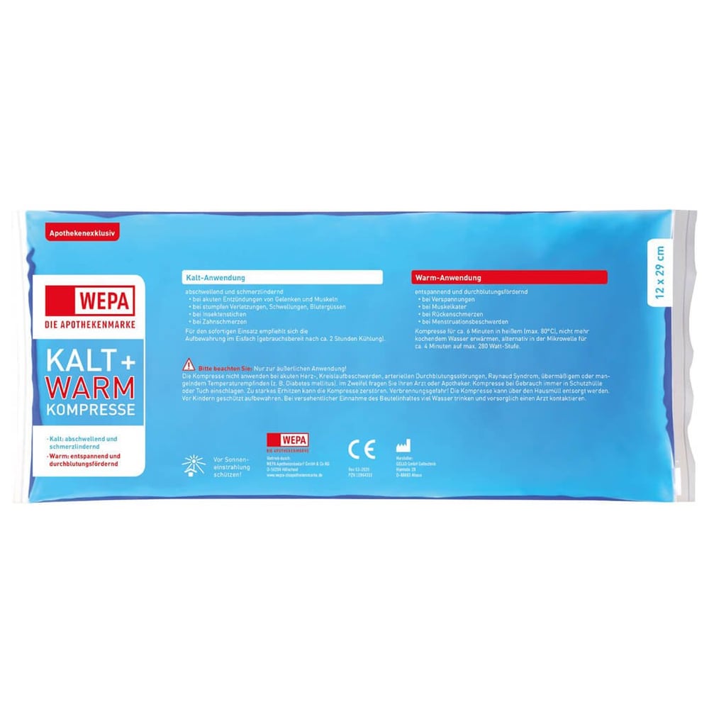 KALT-WARM Kompresse 12x29 cm lose