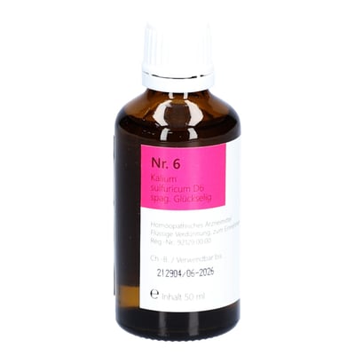 Nr 6 Kalium Sulf D6 Spag
