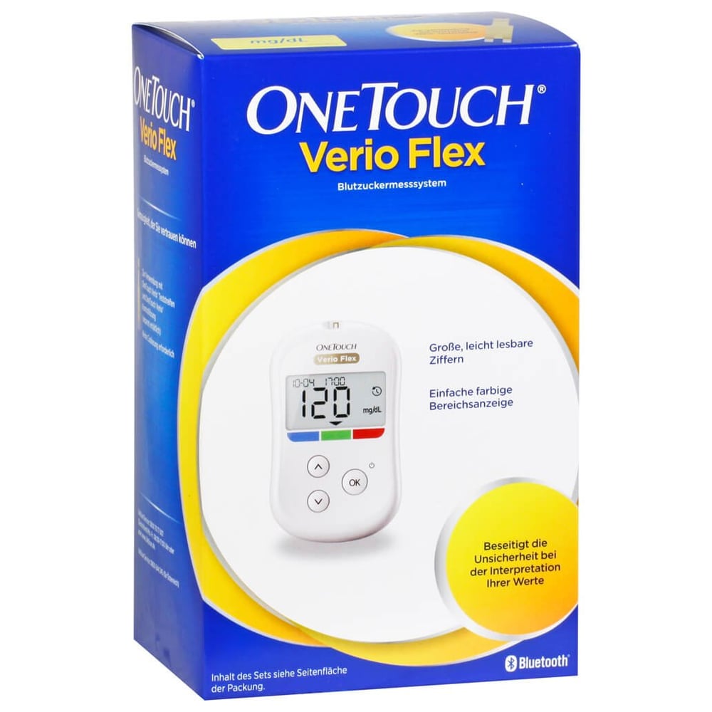 One Touch Verio Flex Blutzuckermesssystem mg/dL