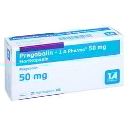 Pregabalin - 1 A Pharma 50 mg Hartkapseln