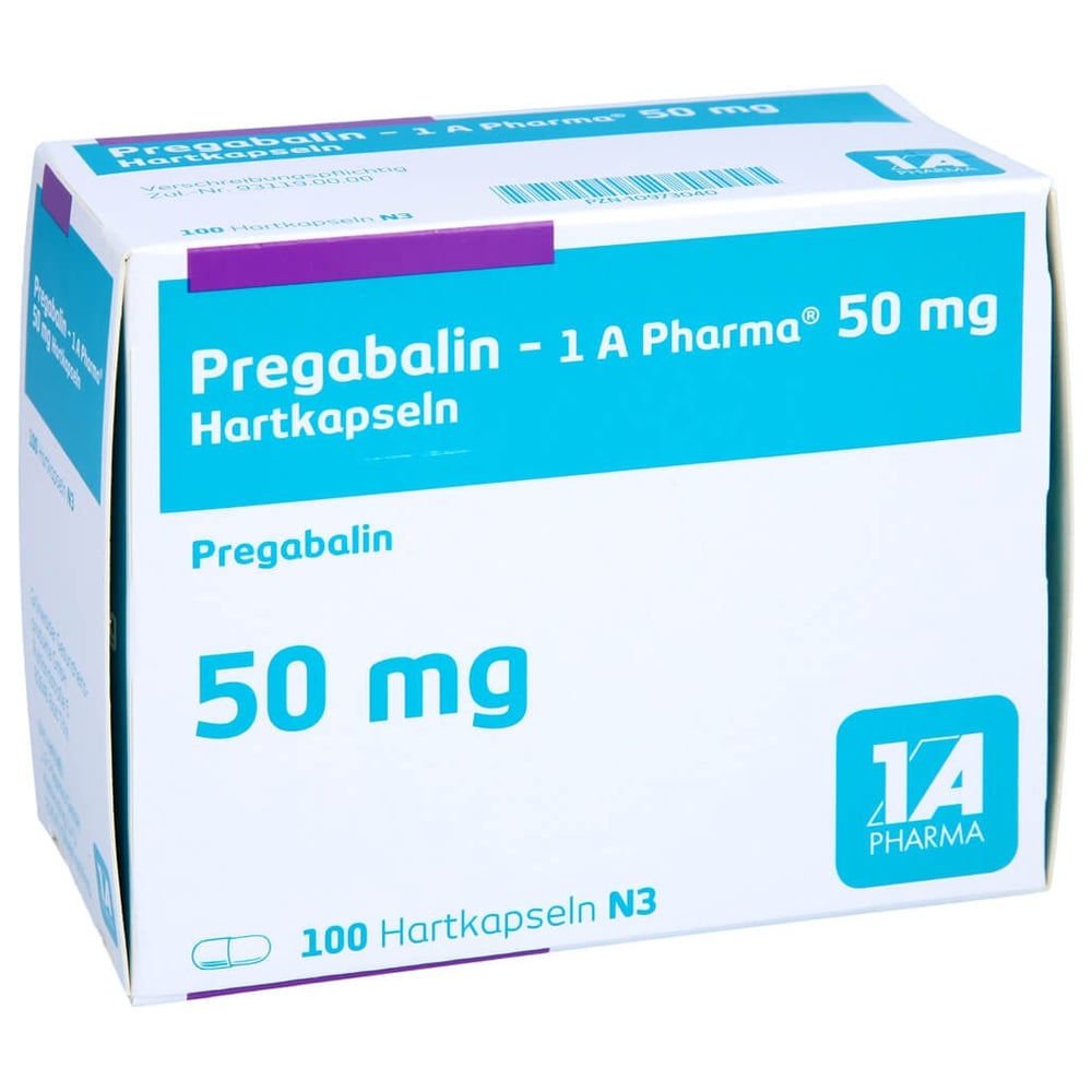 Pregabalin - 1 A Pharma 50 mg Hartkapseln