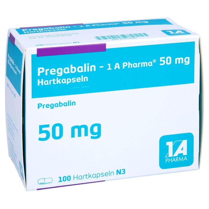 Pregabalin - 1 A Pharma 50 mg Hartkapseln