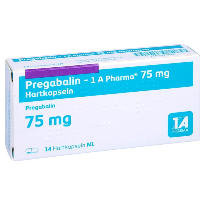Pregabalin - 1 A Pharma 75 mg Hartkapseln
