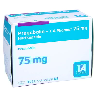 Pregabalin - 1 A Pharma 75 mg Hartkapseln