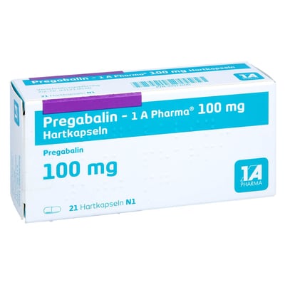 Pregabalin - 1 A Pharma 100 mg Hartkapseln