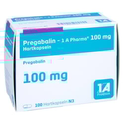 Pregabalin - 1 A Pharma 100 mg Hartkapseln