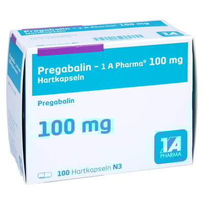 Pregabalin - 1 A Pharma 100 mg Hartkapseln