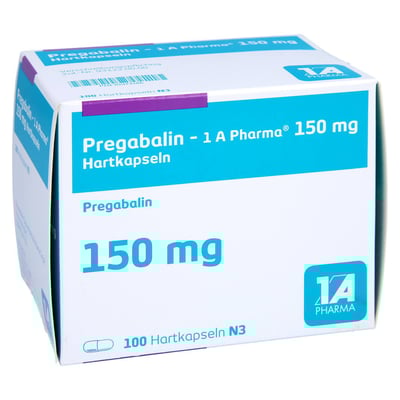 Pregabalin - 1 A Pharma 150 mg Hartkapseln