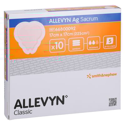 Allevyn Ag Sacrum 17x17 cm Wundverband