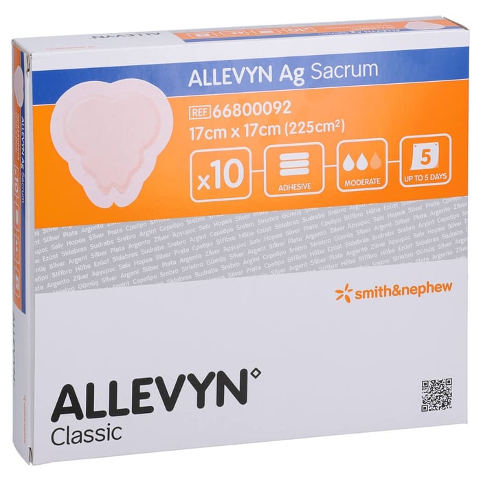 Allevyn Ag Sacrum 17x17 cm Wundverband